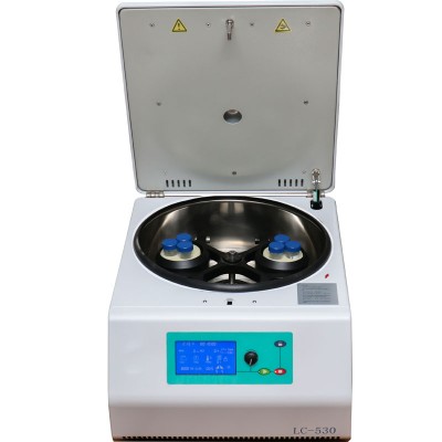 Max capacity 4x250ml benchtop low speed large capacity medical laboratory centrifuge L530